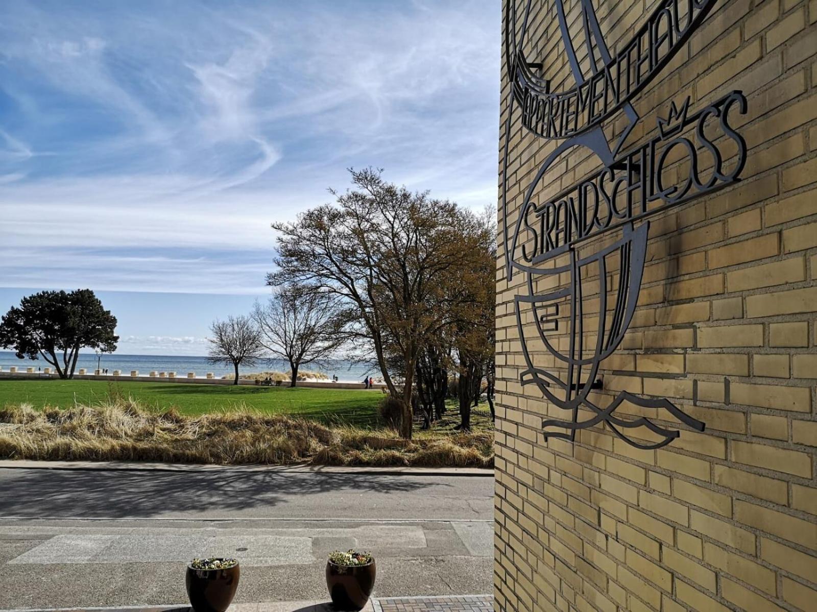 Ferienwohnung StrandKoje-OstseeBlick im Strandschloss Grömitz Exterior foto